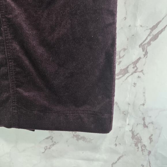 Anthropologie Skirt Womens XS Burgundy Purple Red Corduroy Maeve Colette - Picture 4 of 10